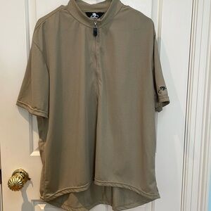Bellwether sz XL Men's cycling shirt 1/4 zip 3 back pockets